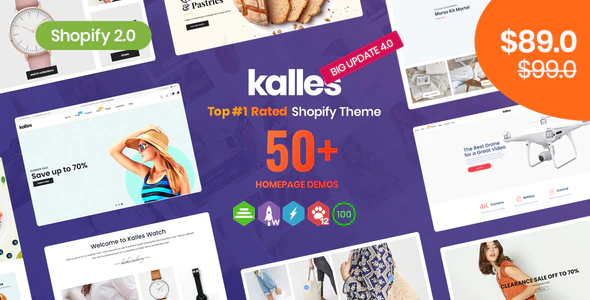 Kalles shopify2.0主题 Kalles（最新版2023.3月） – Clean, Versatile, Responsive Shopify Theme – RTL support